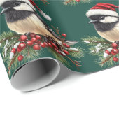 Chickadee-inpakpapier Cadeaupapier (Rol Hoek)
