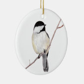 Chickadee Keramisch Ornament (Rechts)