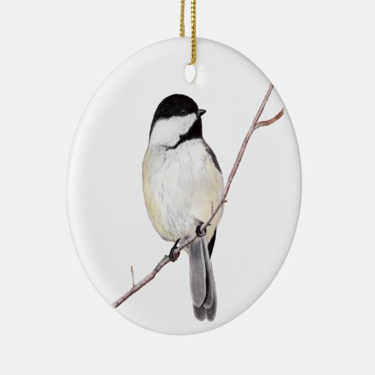 Chickadee Keramisch Ornament (Rechts)