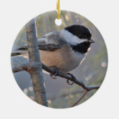 Chickadee Keramisch Ornament (Achterkant)