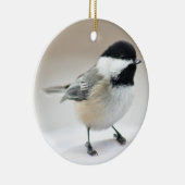 Chickadee Keramisch Ornament (Rechts)