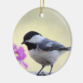 Chickadee Keramisch Ornament (Links)