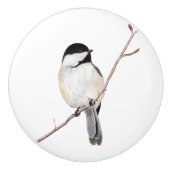 Chickadee Keramische Knop (Voorkant)