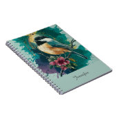 Chickadee Kronieken - Blauwgroen Notitieboek (Rechterzijde)