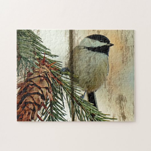 Chickadee Love of the Trees jigzaag puzzle Legpuzzel (Horizontaal)