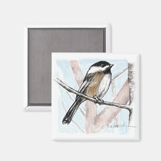 Chickadee Magneet (Voorkant / Achterkant)