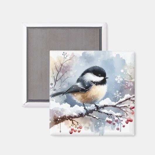 Chickadee Magnet (Voorkant / Achterkant)