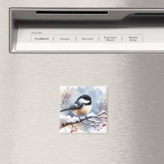 Chickadee Magnet (Insitu (Vaatwasser))