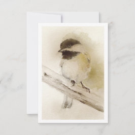Chickadee Notitiekaartje