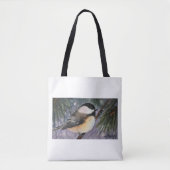 Chickadee on Branch Tas (Voorkant)