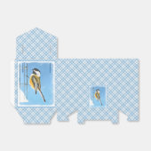 Chickadee on feeder Painting - Original Bird Art Bedankdoosjes (Uitgevouwen)