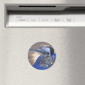 "Chickadee on my Knee" Magneet (Insitu (Vaatwasser))