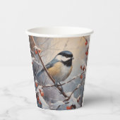 Chickadee Papieren Bekers (Voorkant)
