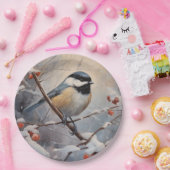 Chickadee Papieren Bordje (Feest)