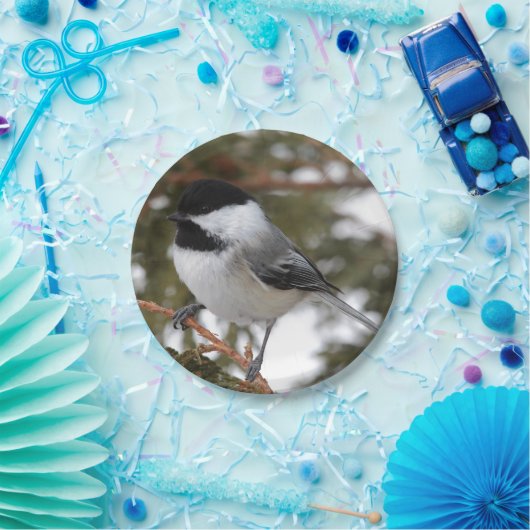 Chickadee Papieren Bordje (Feest)