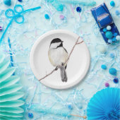 Chickadee Papieren Bordje (Feest)
