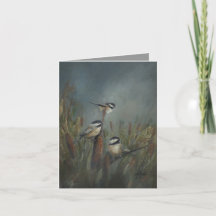 Chickadee Pond - handgeschilderd