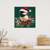 Chickadee-Poster Poster (Keuken)