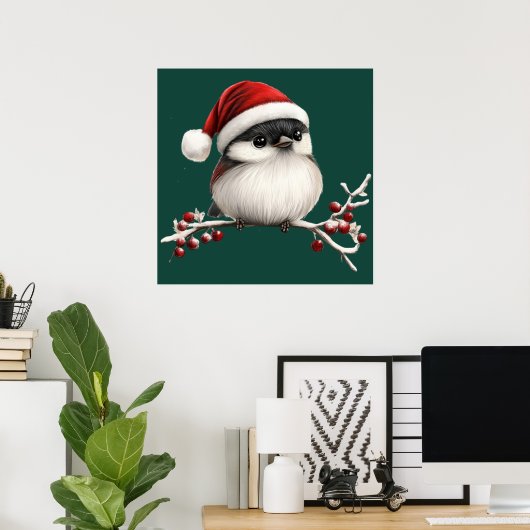 Chickadee-Poster Poster (Thuiskantoor)