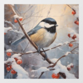 Chickadee Raamsticker (Vel)