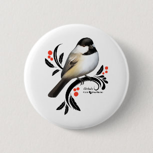 Chickadee Ronde Button 5,7 Cm