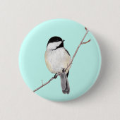 Chickadee Ronde Button 5,7 Cm (Voorkant)