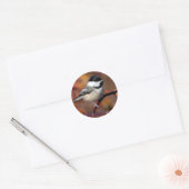 Chickadee Ronde Sticker (Envelop)