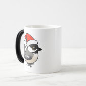 Chickadee Santa Magische Mok (Voorkant links)