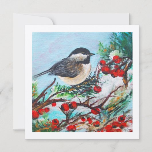 Chickadee Schattigee winterbessen (Voorkant)