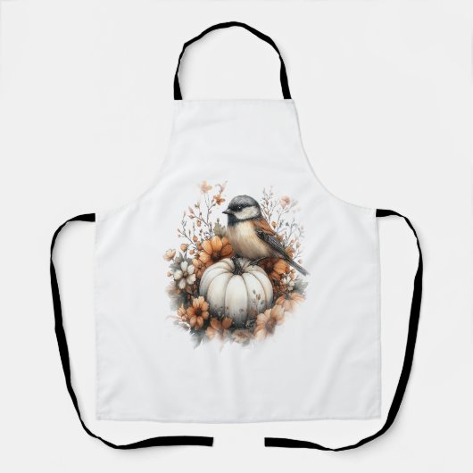 Chickadee Shirt Country Pumpkin Schort (Voorkant)
