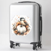 Chickadee Shirt Country Pumpkin Sticker (Koffer)