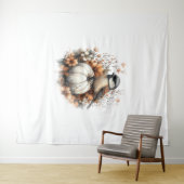 Chickadee Shirt Country Pumpkin Wandkleed (In Situ (horizontaal))