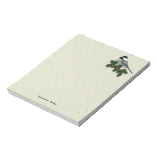 Chickadee Small Custom Notepad Notitieblok (Linkerzijde)