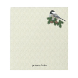 Chickadee Small Custom Notepad Notitieblok