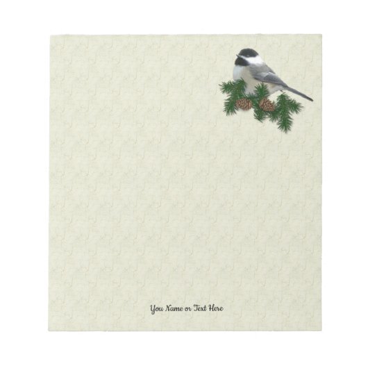 Chickadee Small Custom Notepad Notitieblok (Voorkant)