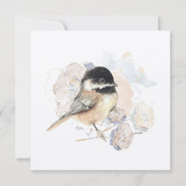 Chickadee Songbird Waterverf