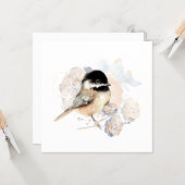 Chickadee Songbird Waterverf