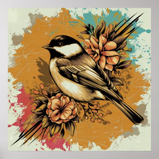  Chickadee Splendor Poster (Voorkant)