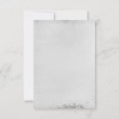 Chickadee-Sweet Winter Black-Capped Bird Bedankkaart (Achterkant)