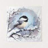 Chickadee Tapestry Wandkleed (Voorkant)