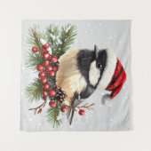 Chickadee Tapestry Wandkleed (Voorkant (horizontaal))