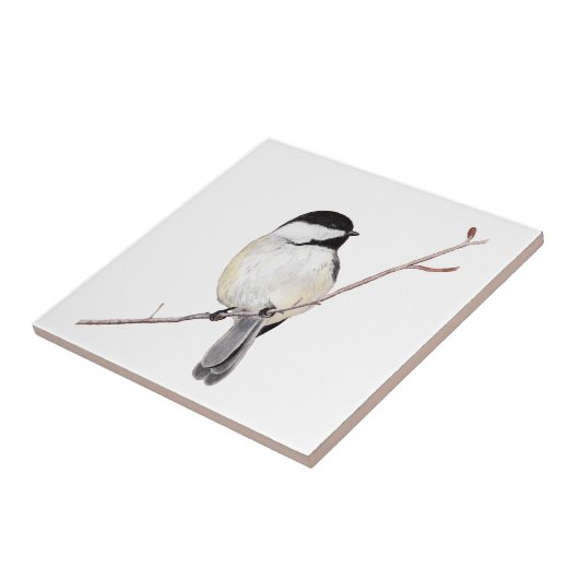 Chickadee Tegeltje (Zijkant)