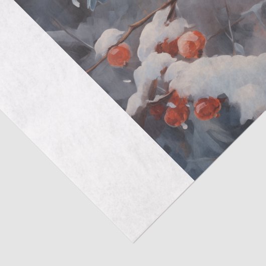 Chickadee Tissuepapier (Detail)