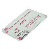 Chickadee Tortelduifjes Cherry Blossom Save the Da Magneet (Linkerzijde)