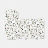 Chickadee Vogels Bessen & Pinecones Waterverf Bedankdoosjes (Uitgevouwen)