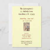 Chickadee-Vrijgezellenfeest Kaart (Achterkant)