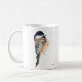 Chickadee Waterverf Art Koffie Mok (Links)