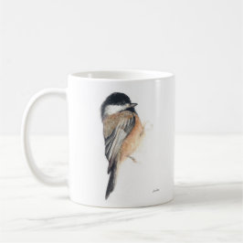 Chickadee Waterverf Art Koffie Mok