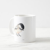 Chickadee Waterverf Art Koffie Mok (Voorkant links)