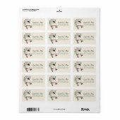 Chickadee Waterverf Art Return Address Label (Full Sheet)